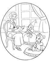 coloriage la princesse et la grenouille fillette